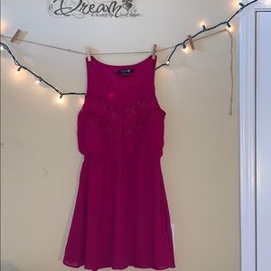 Violet color dress